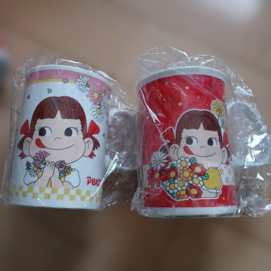 不二家ペコちゃんマグカップセットとドリーミードール　未使用　オマケ付き