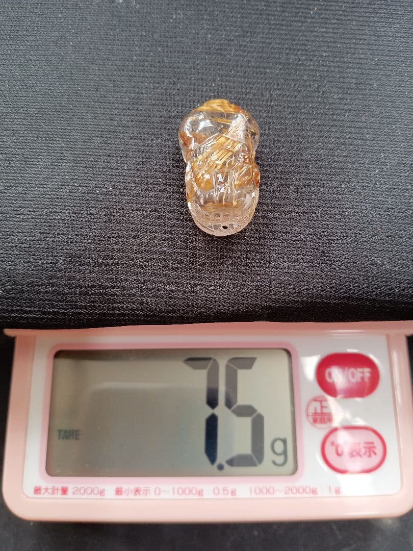 最高級☆財運の象徴☆タイチンルチルの貔貅☆パワーストーン☆ヒキュウ