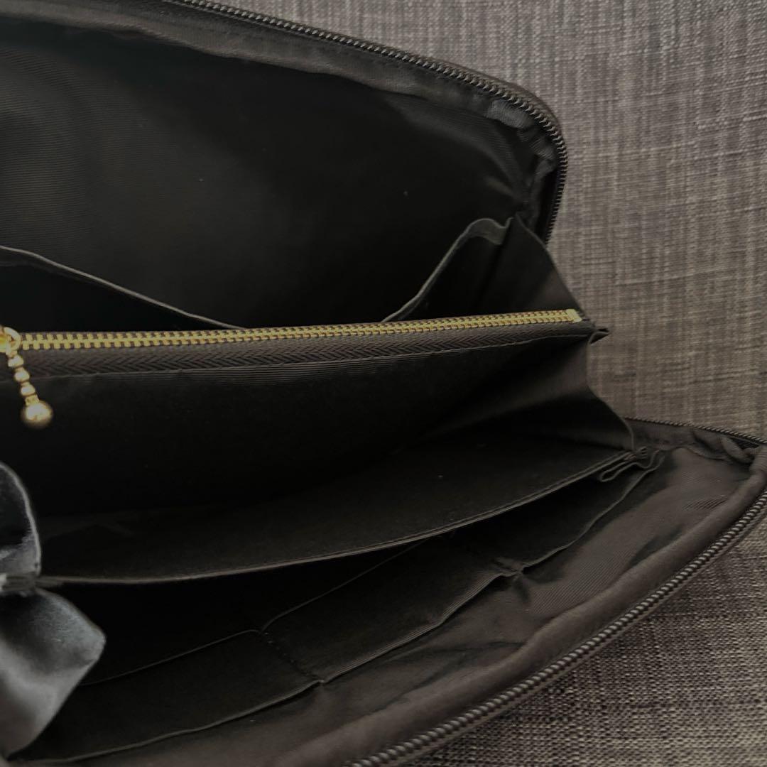 ◻️ミナペルホネン タンバリン charcoal × black◻️母子手帳、通帳入