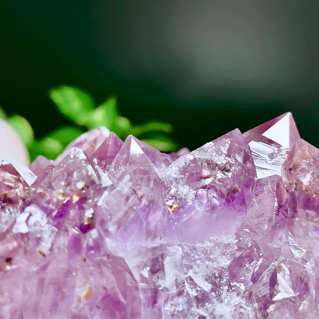 【超美品】 アメジスト　クラスター　原石　紫水晶　天然石　鉱物標本　9