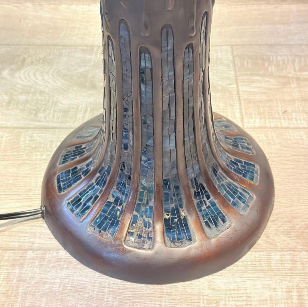 【特大68cm】最高級ステンドグラスランプ ティファニー調トンボ フロアスタンド