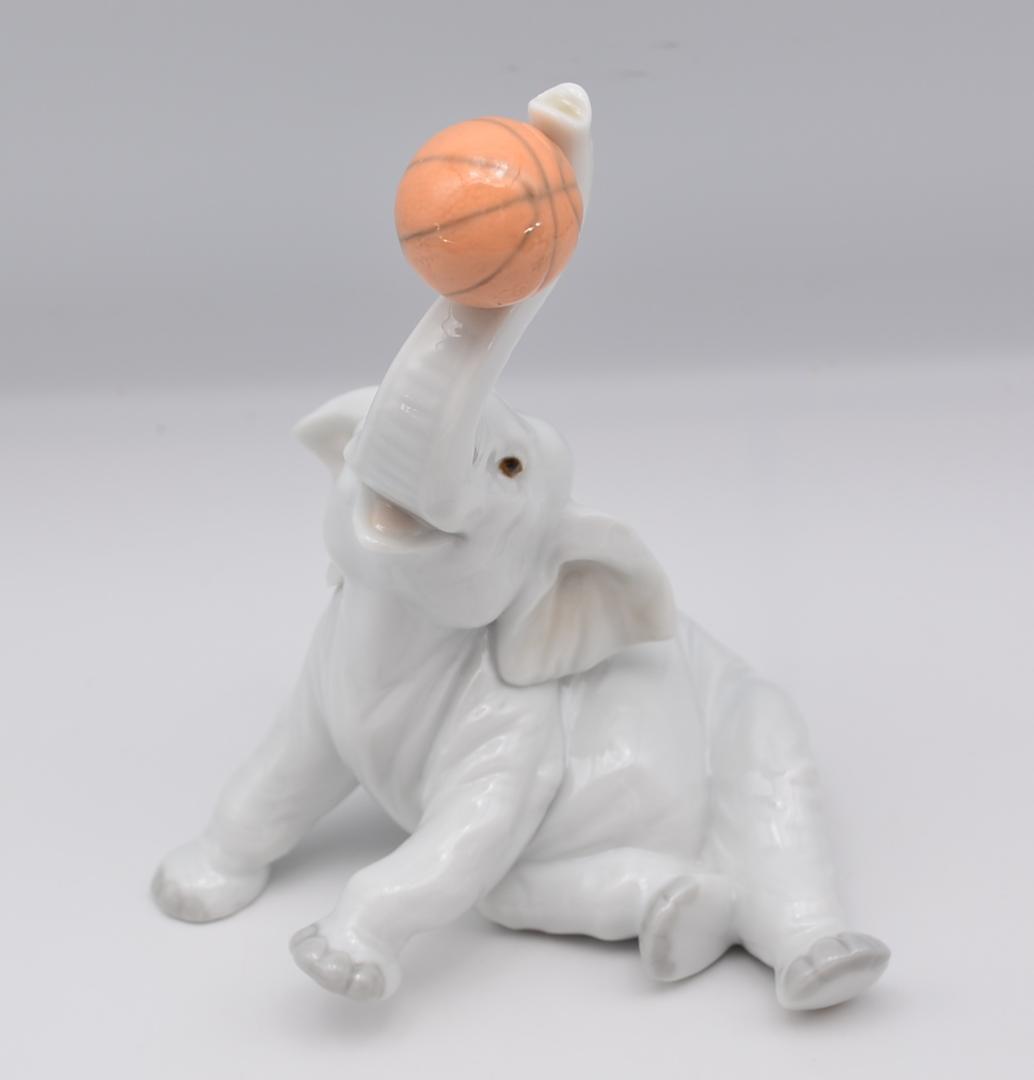 幸運の象　＃8036／8393　２体セット　★リヤドロ　スペイン　ポーセリン