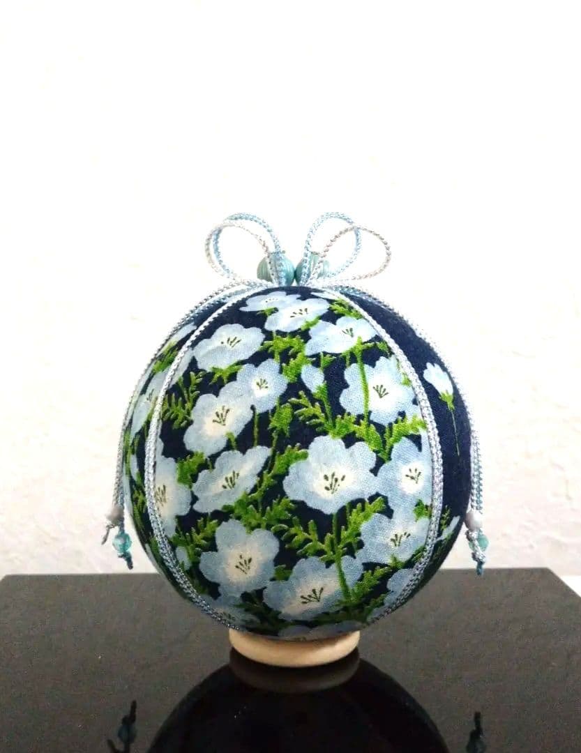 マチャケ 藤 すずらん ネモフィラ かすみ草 手毬 手鞠 てまり