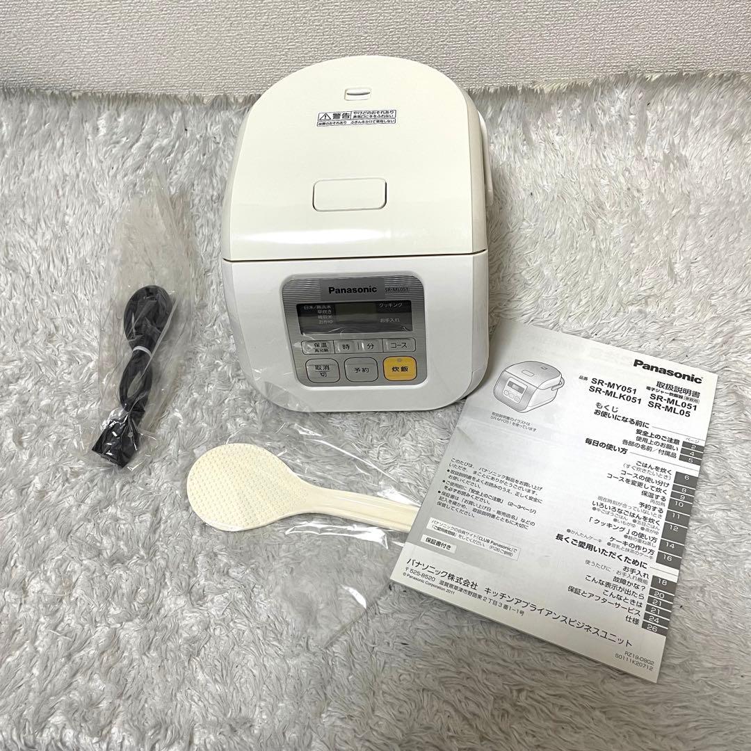 未使用 PANASONIC 炊飯器 SR-ML051 2012年製