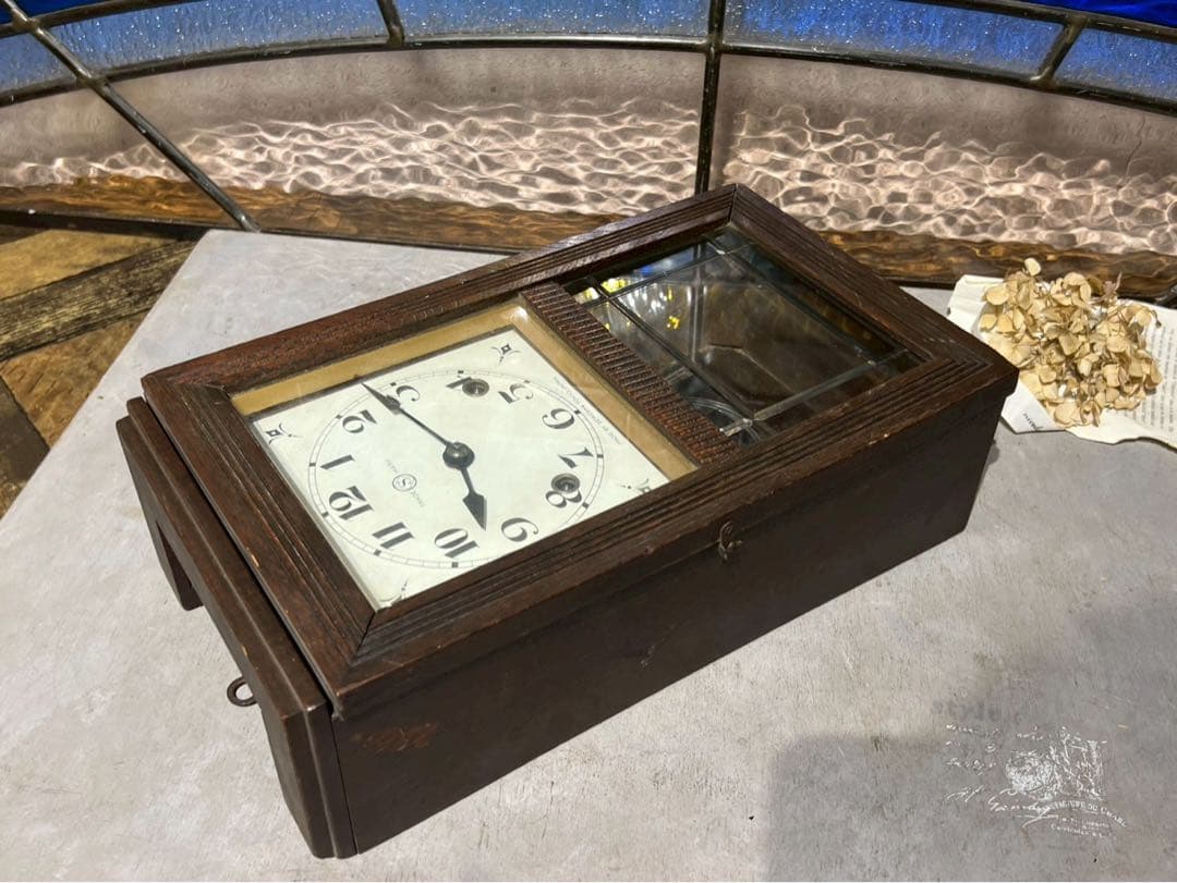け*じ様 精工舎 アンティーク 古時計 柱時計 掛時計 ゼンマイ式 インテリア