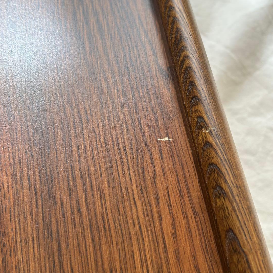 【希少】90s karimoku カリモク コロニアル 3段 木製マガジンラック