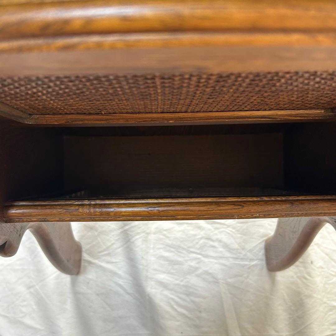 【希少】90s karimoku カリモク コロニアル 3段 木製マガジンラック