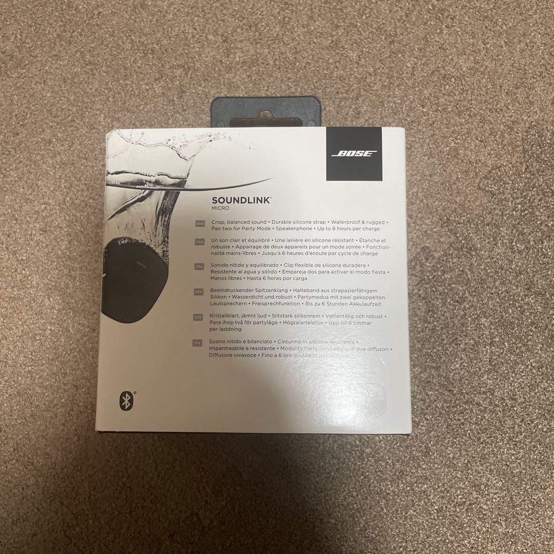 【美品】Bose SoundLink Micro ブラック