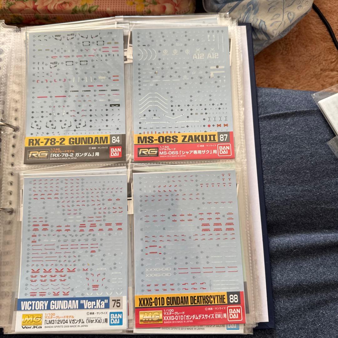 ガンプラ引退品、工具、塗料関連、水転写式デカールまとめ売り