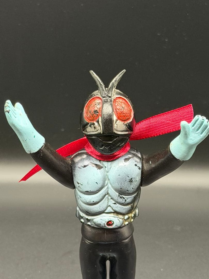 【希少・当時物】旧バンダイ 仮面ライダー ソフビ フィギュア ミドルサイズ