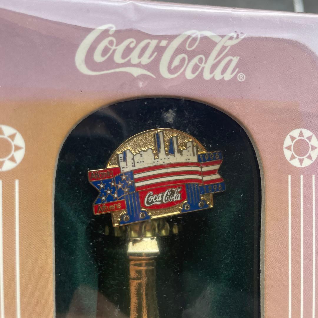 【極美品】1996年アトランタ五輪 100周年記念 ゴールドボトル＆ピンバッジ