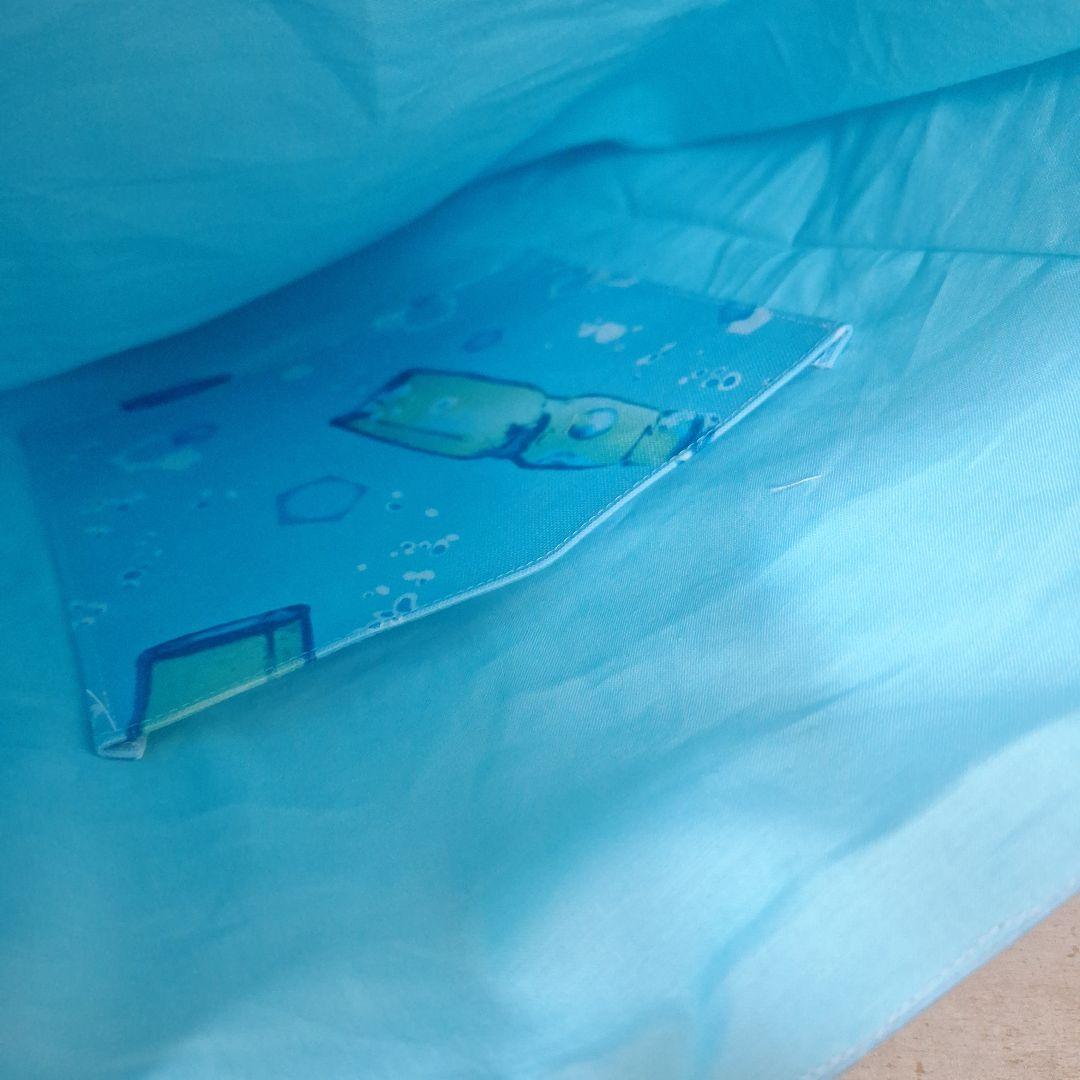 激レアねこちゃんパネル生地　ハンドメイド　布バスケット　まちなしバッグ