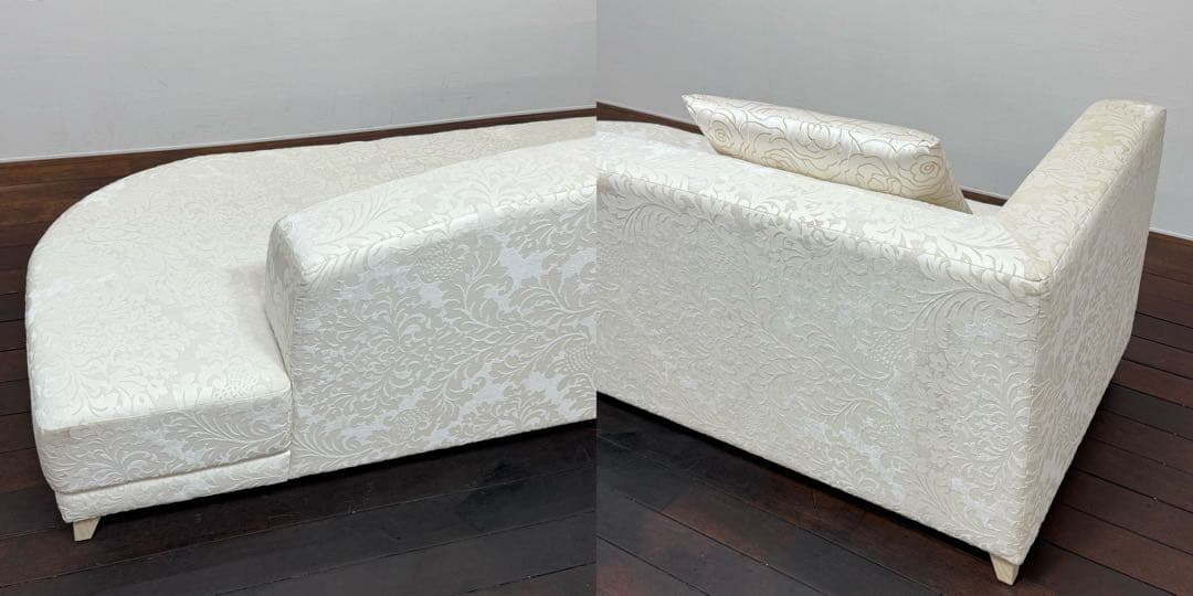 H22C28 クラシック 姫系 カウチソファ 2人掛けソファ ファブリック