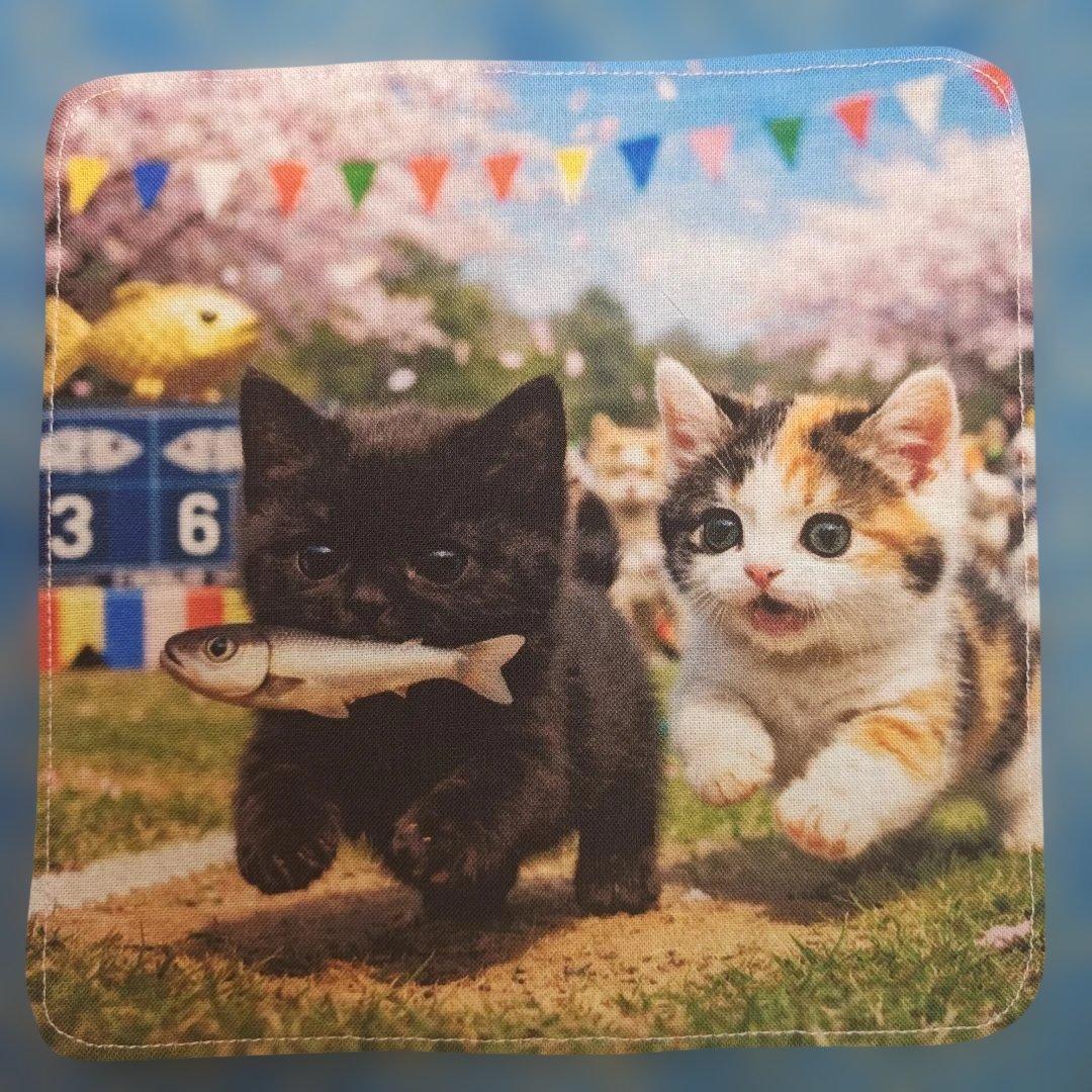 ご確認用　さおりん☆　ハンカチ　わんこさん柄1/19