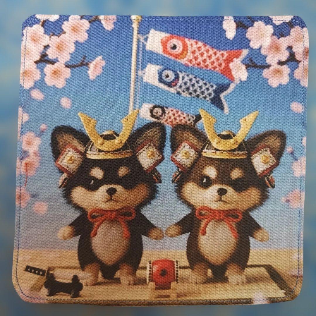 ご確認用　さおりん☆　ハンカチ　わんこさん柄1/19