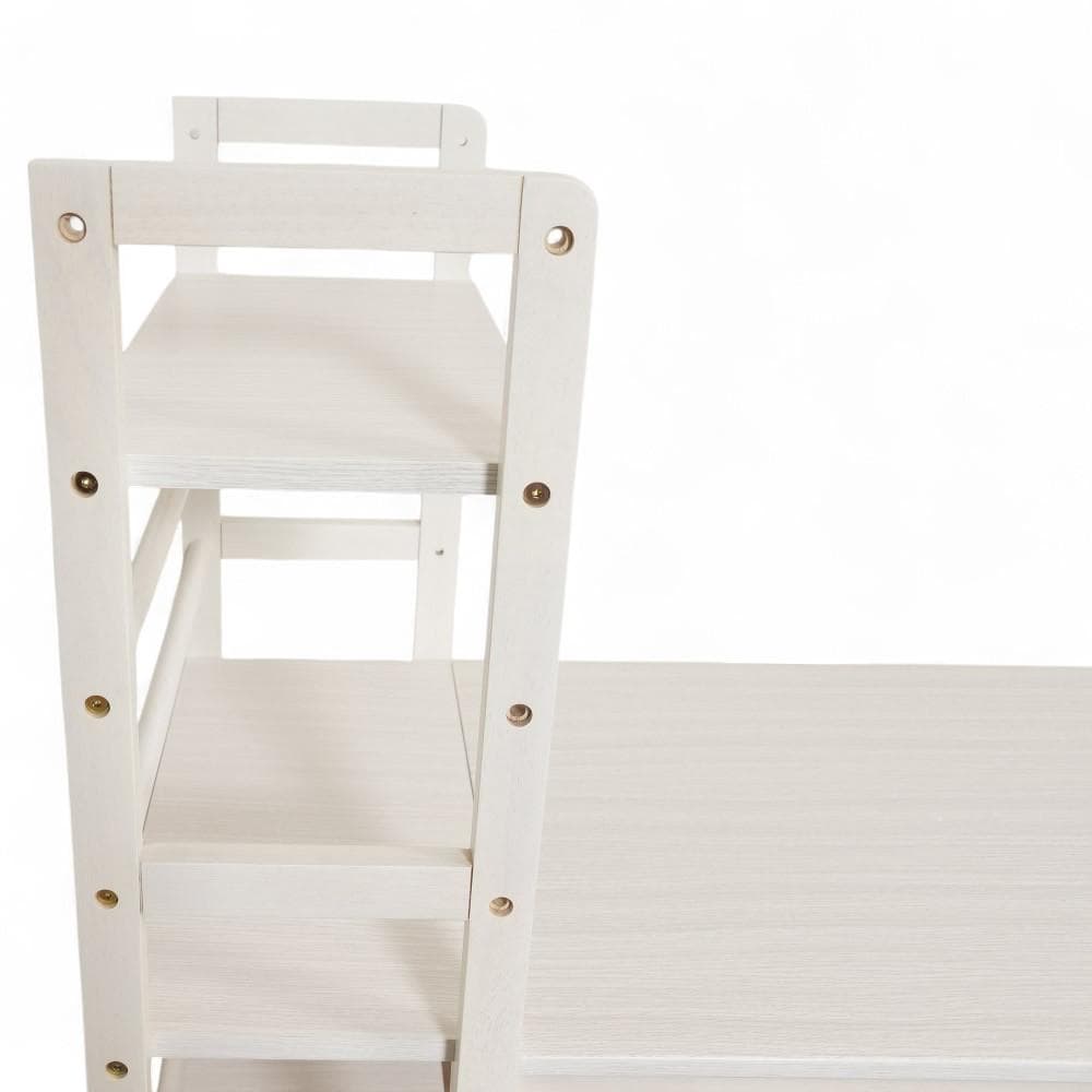 送料無料【新品】棚付き デスク 作業台 勉強机 ミシン台