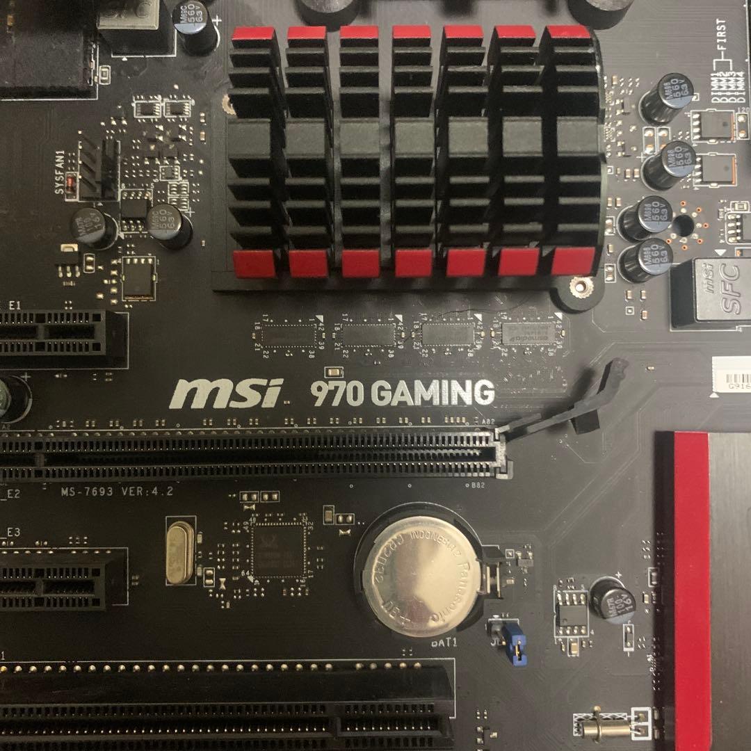 MSI 970 GAMING CPU,メモリ付き
