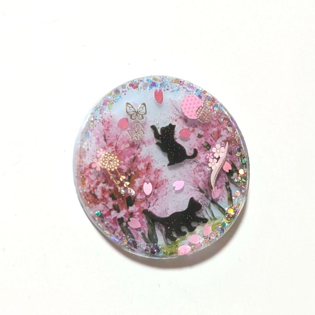 ☆レジン ヘアゴム ブローチ☆♡No.310♡