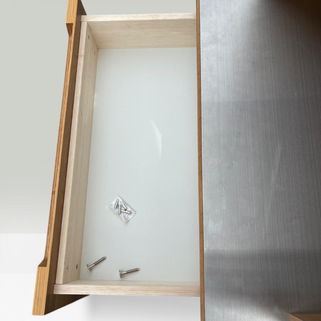 美品 unico LOM キッチンカウンター W60 廃盤