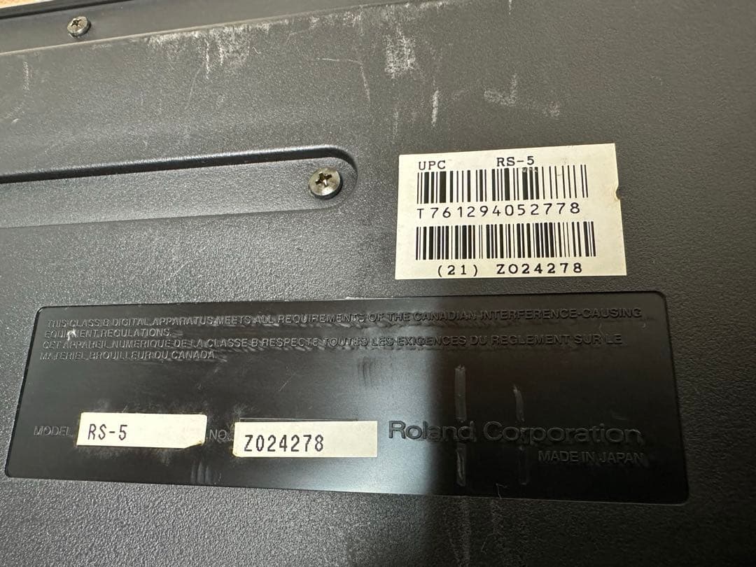 N*e様 1-2////Roland RS-5 シンセサイザー