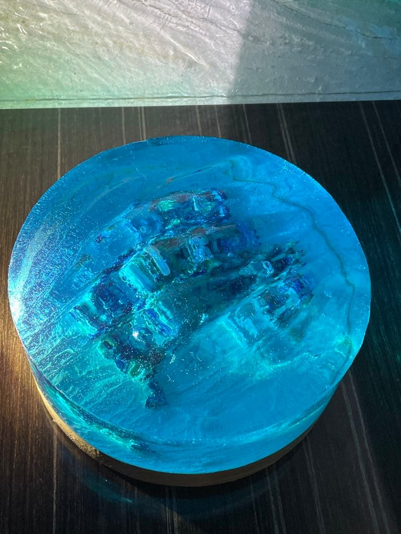 UMIKA技法 海を閉じ込めた立体オーシャンレジンアート海を覗くような珊瑚礁