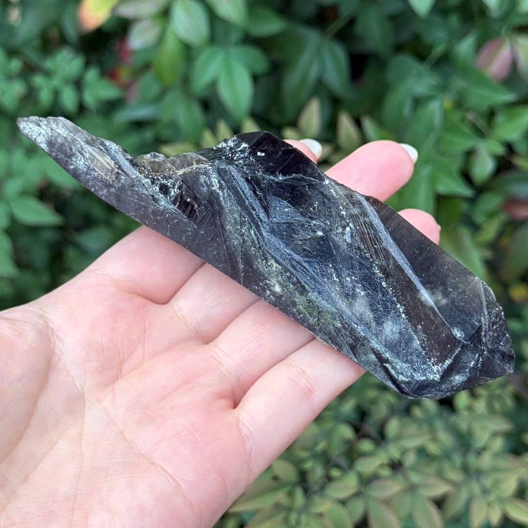 モリオン 黒水晶 天然無処理 原石 MY1250