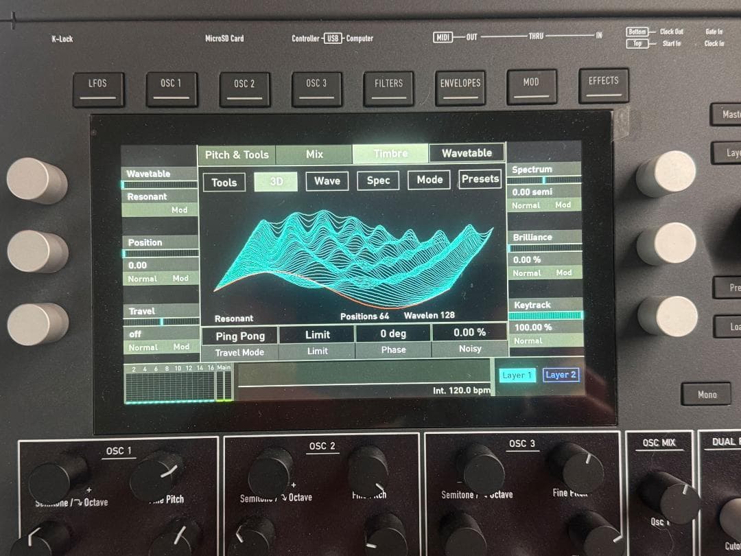 Waldorf Iridium 美品 DECKSAVER付
