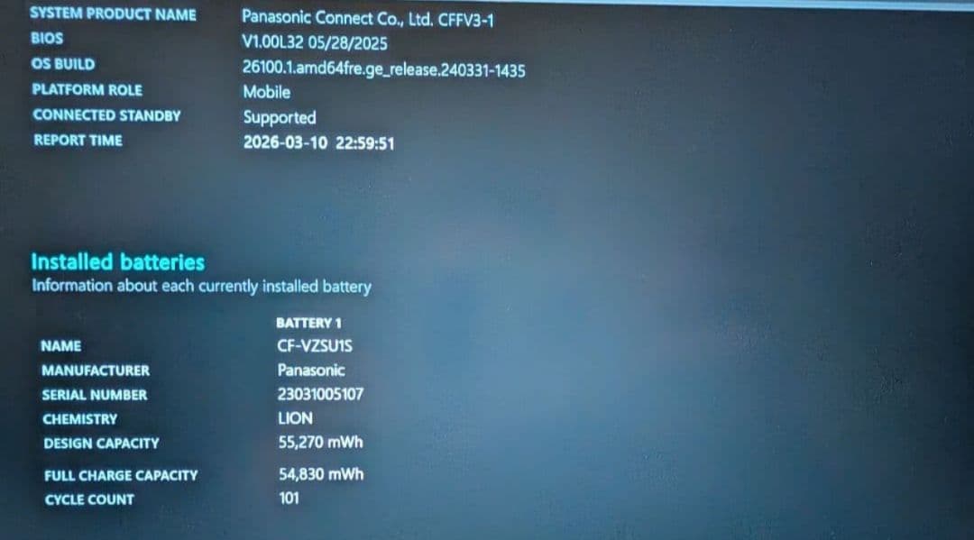 Windowsノート本体 Let's note CF-FV3 i7 16G 512G LTE