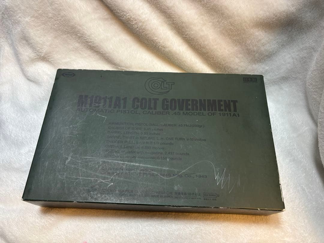 【新品】M1911A1 COLT GOVERNMENT ガスガン　東京マルイ