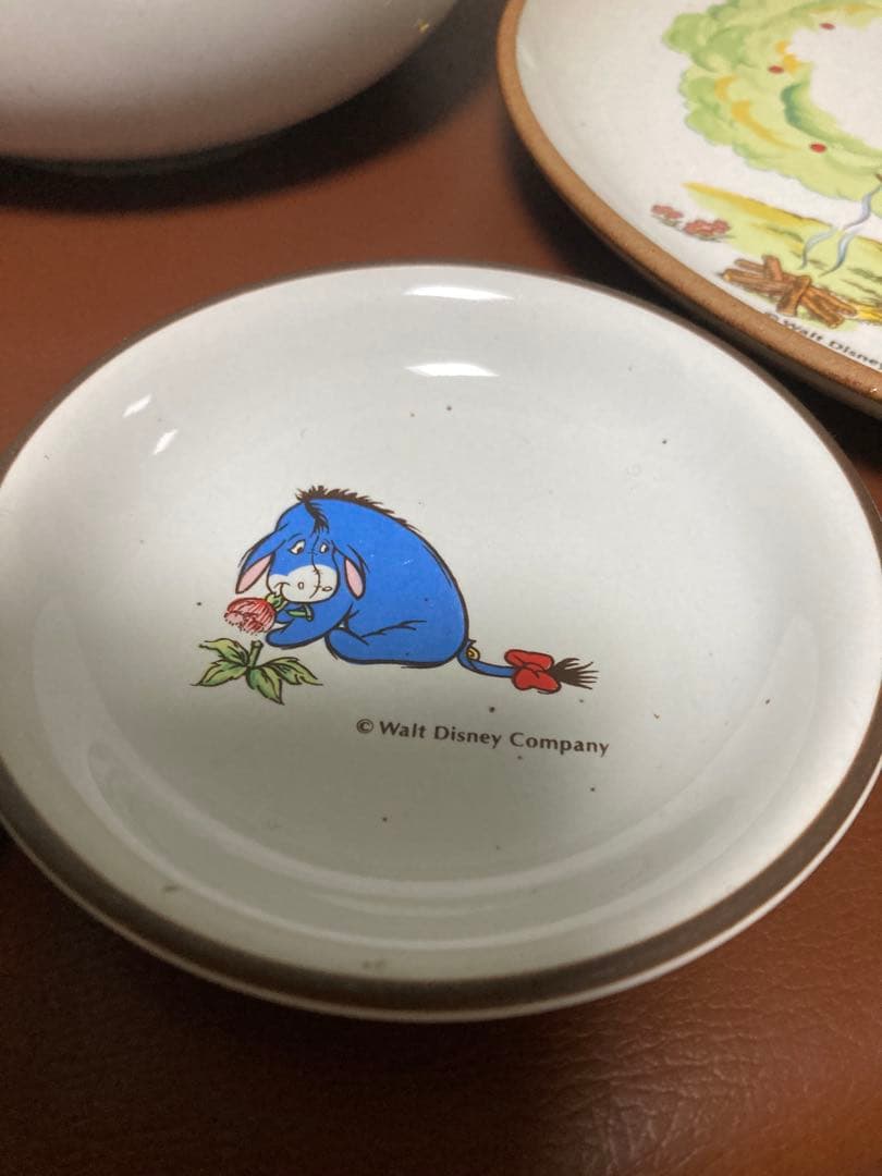 [未使用品]ウィニー ザ　プー　くまのプーさんスープボール　お皿　ペアセット