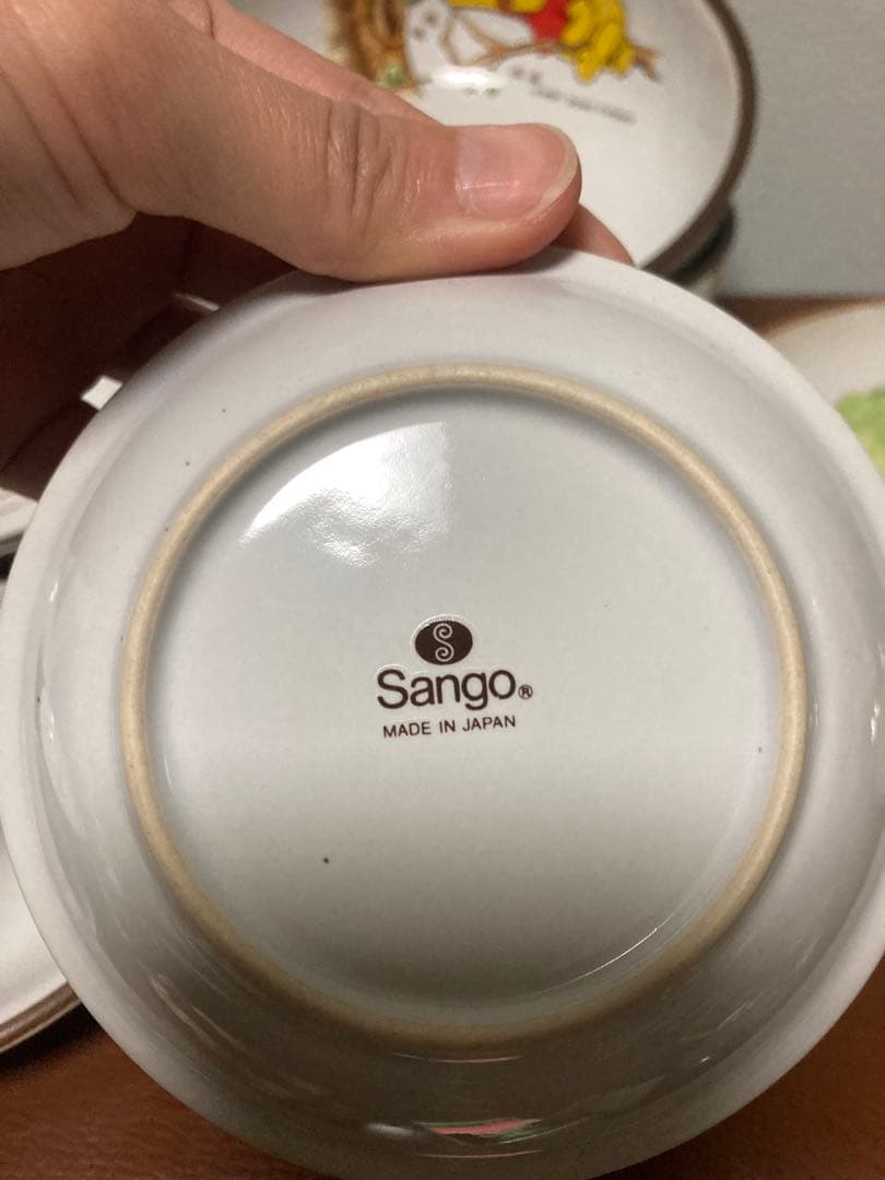 [未使用品]ウィニー ザ　プー　くまのプーさんスープボール　お皿　ペアセット