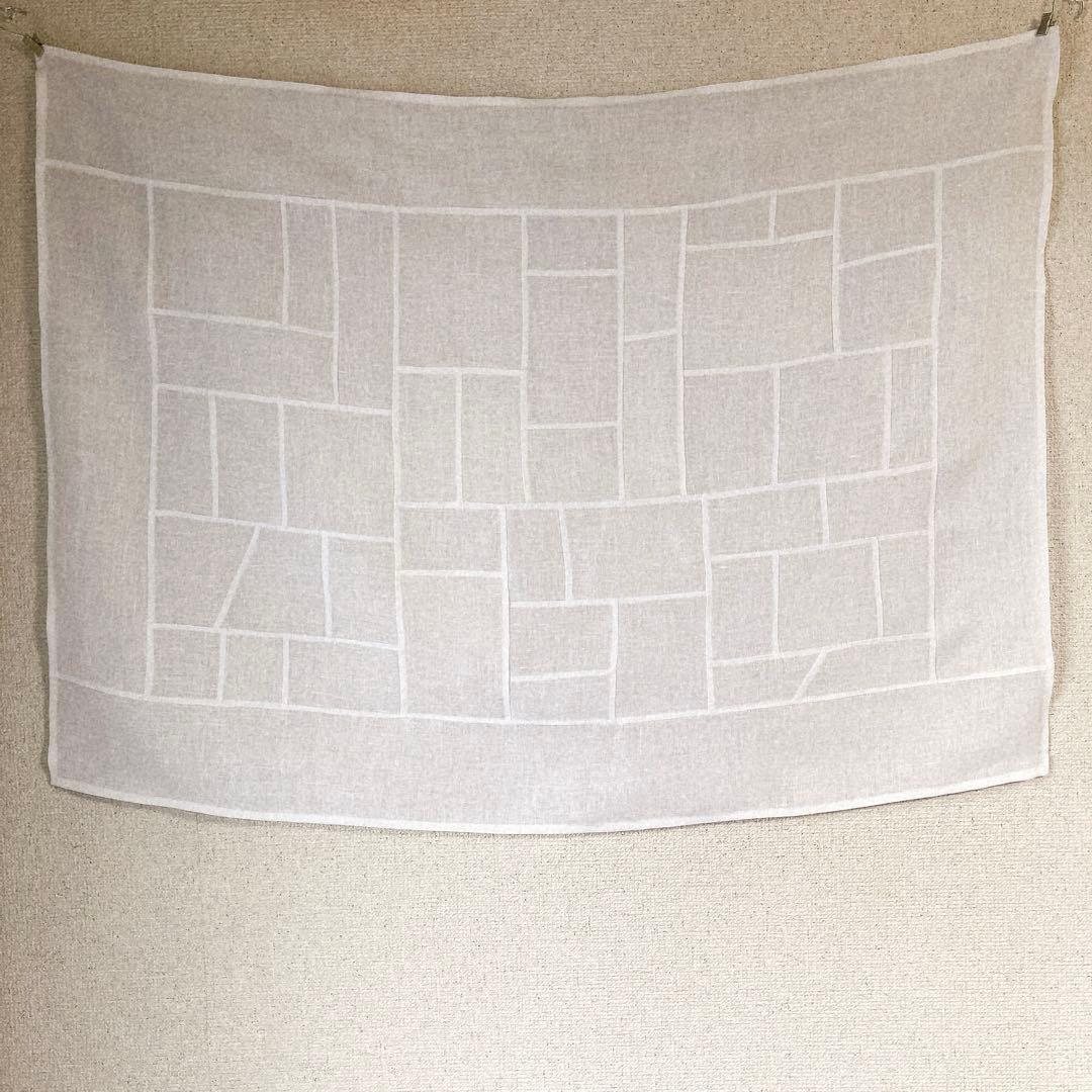 ポジャギ　86×63 △ ホワイトリネン　No.236