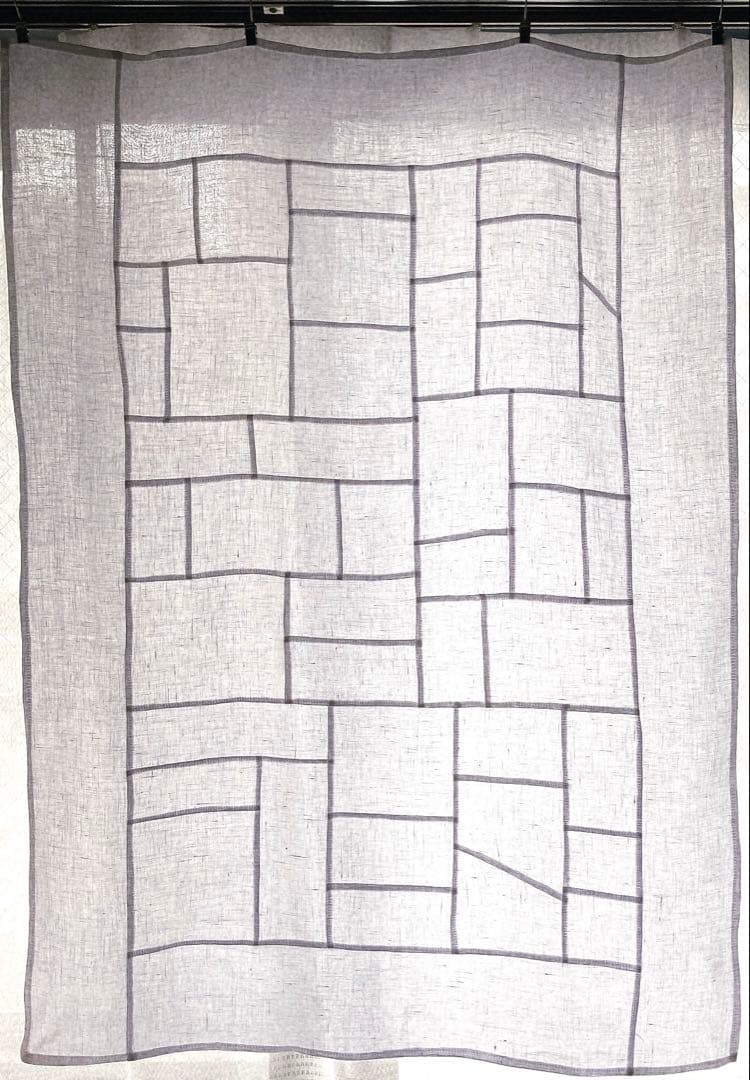 ポジャギ　86×63 △ ホワイトリネン　No.236