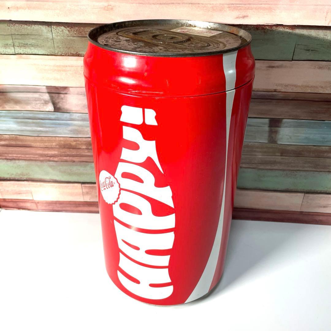 レア★コカ・コーラ★ノベルティ★インテリア雑貨★大きな缶ケース★送料込み