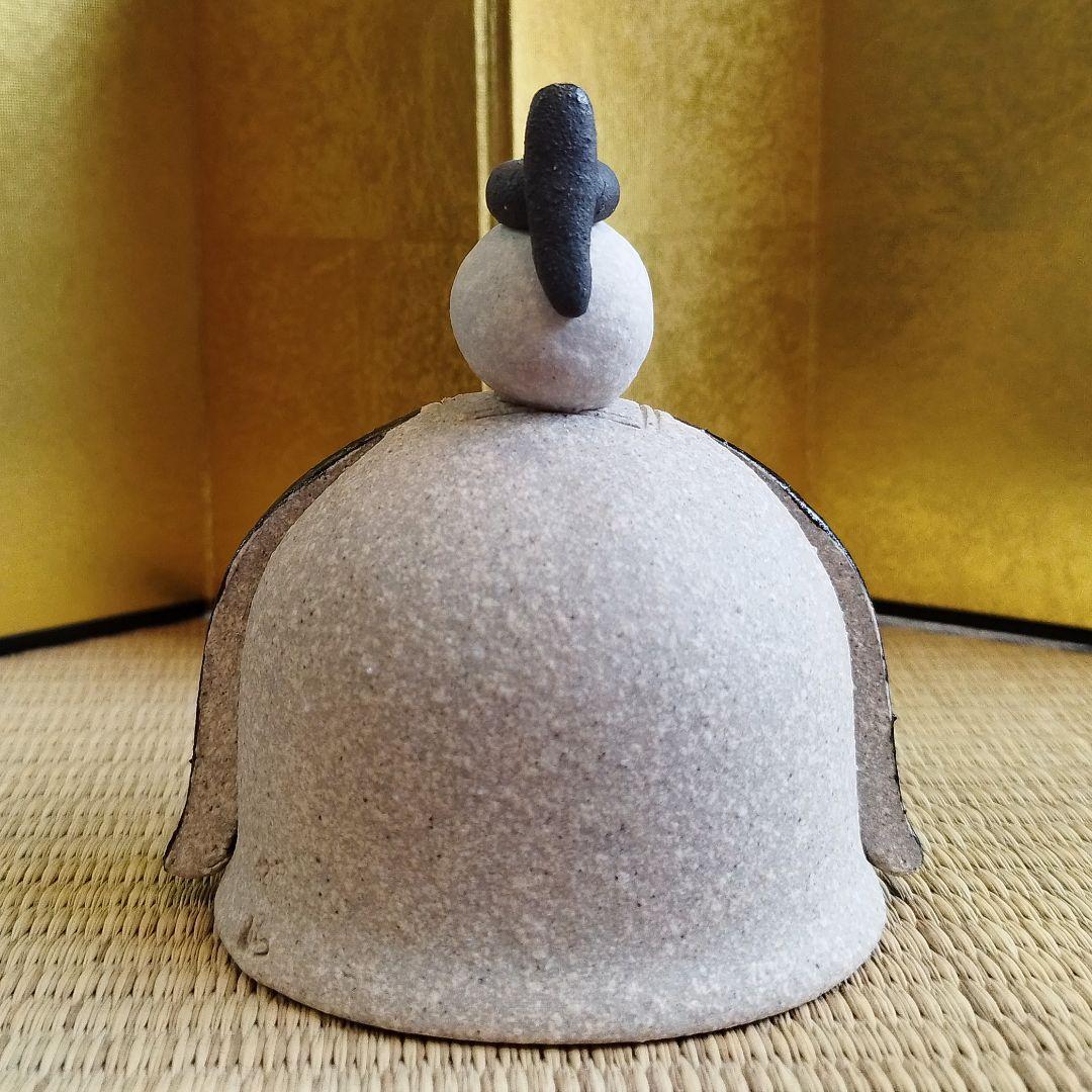 再値下げ【新品・未使用】屏風・ぼんぼり付き　信楽焼　雛人形　ひな祭り