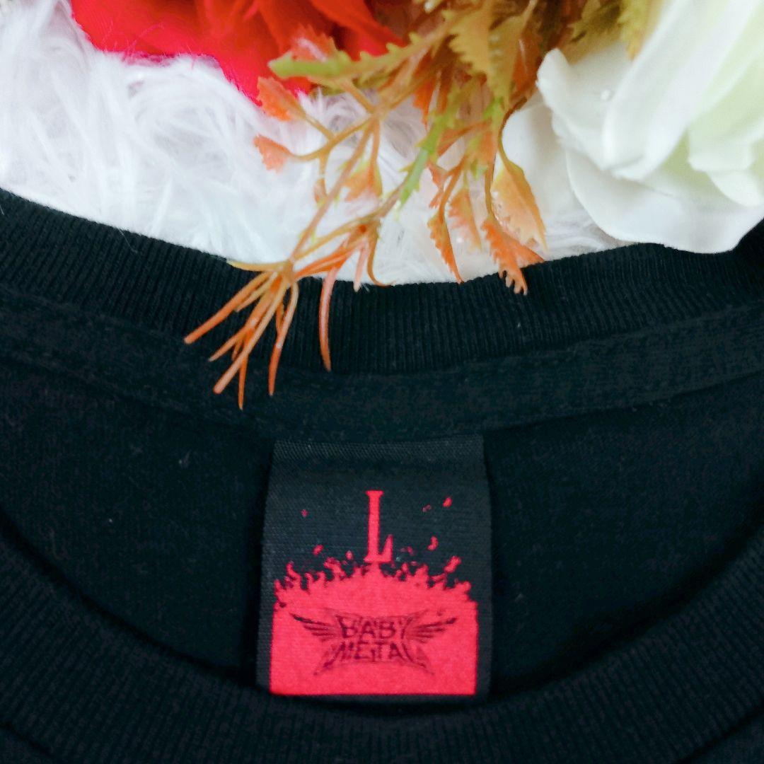 【美品】【希少】ベビーメタル ローリングクレイドル 限定コラボ Tシャツ L 黒