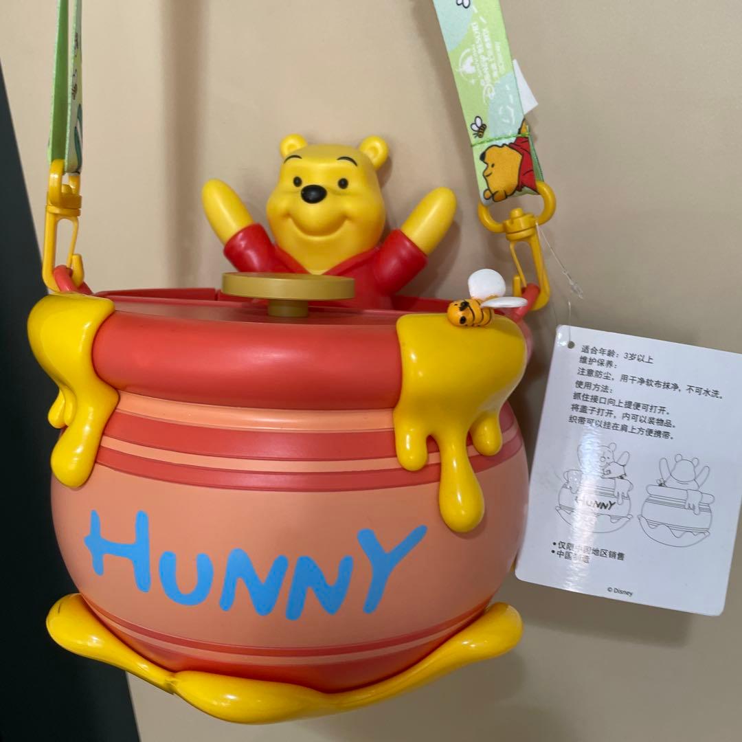 上海ディズニー　プーさん　ポップコーンバケツ？