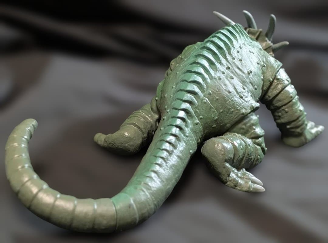 ゼロン「スペクトルマン」登場怪獣（マーミット）ビニパラ金剛 ソフビフィギュア