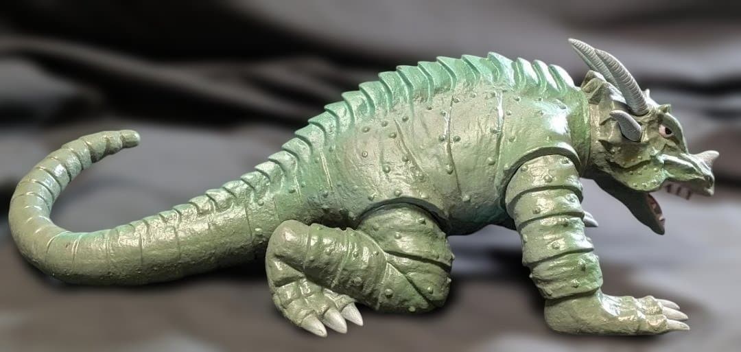 ゼロン「スペクトルマン」登場怪獣（マーミット）ビニパラ金剛 ソフビフィギュア