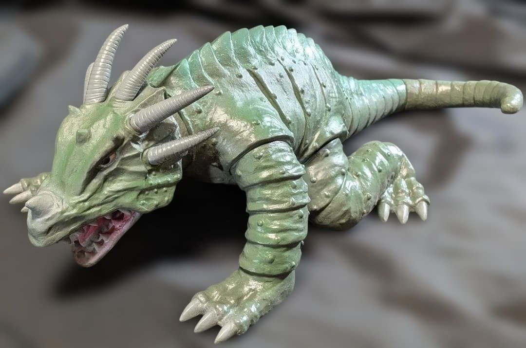ゼロン「スペクトルマン」登場怪獣（マーミット）ビニパラ金剛 ソフビフィギュア