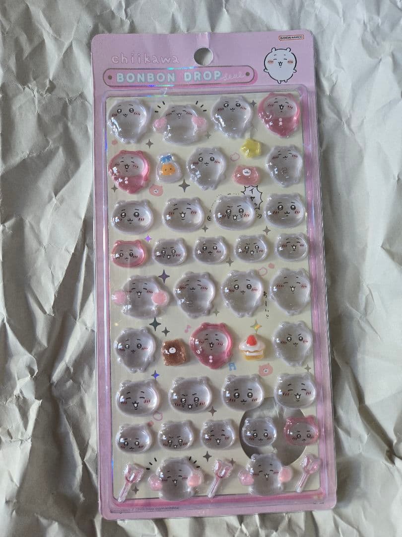 正規品ちいかわボンボンドロップシール　4点セット