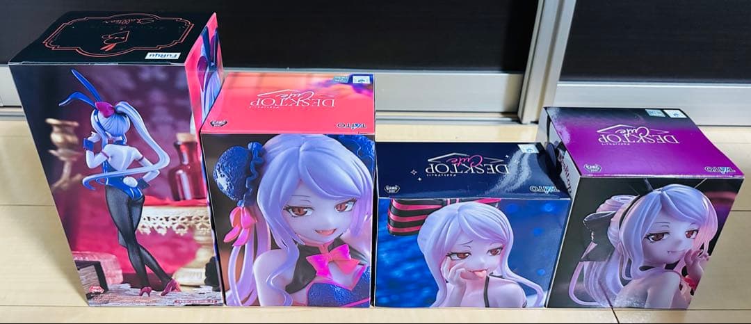 オーバーロード プライズフィギュア 7点セットまとめ売り アルベド シャルティア