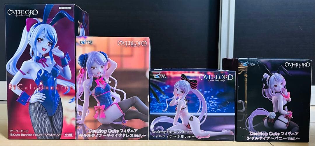 オーバーロード プライズフィギュア 7点セットまとめ売り アルベド シャルティア