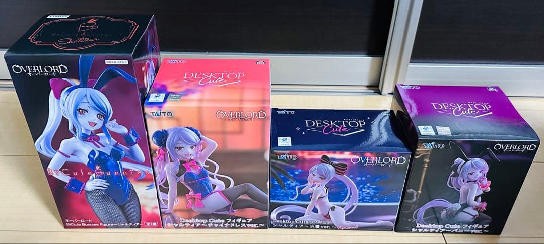 オーバーロード プライズフィギュア 7点セットまとめ売り アルベド シャルティア