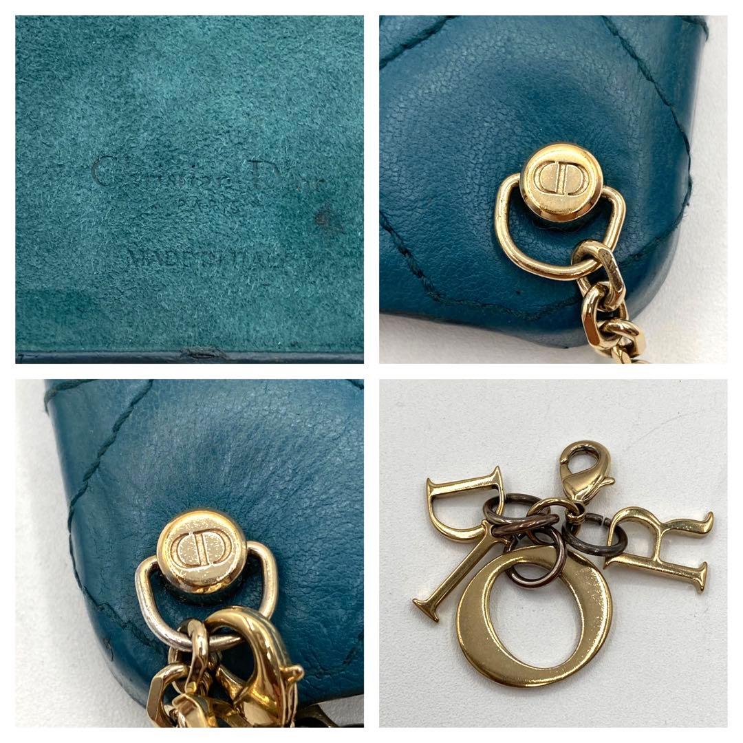 Christian Dior iPhoneケース　カナージュ　チャーム付き