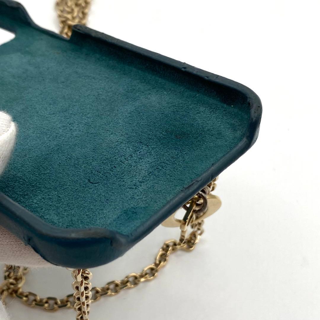 Christian Dior iPhoneケース　カナージュ　チャーム付き