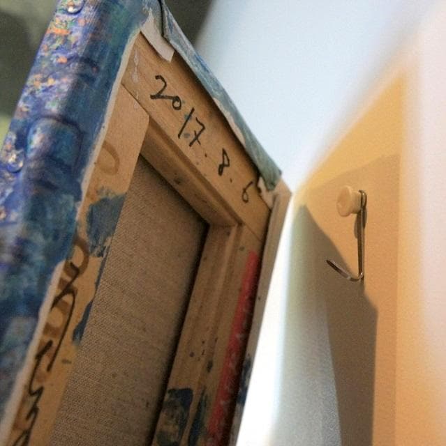【最終価格！】内野隆文　抽象画　絵画　アート作品　現代美術　キャンバス