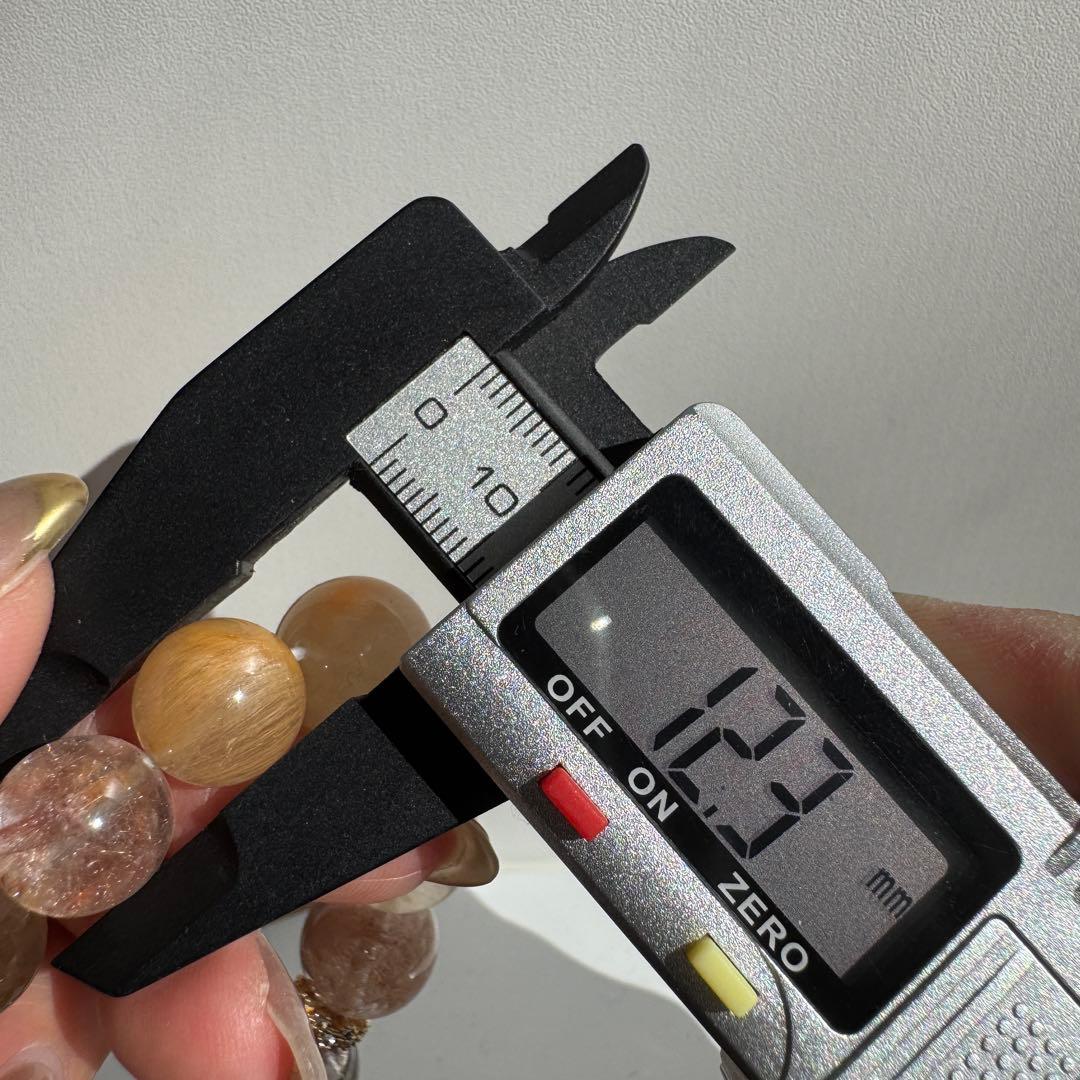 セール　一点物　天然石　ハンドメイドブレス　高品質　サゲニティッククォーツ