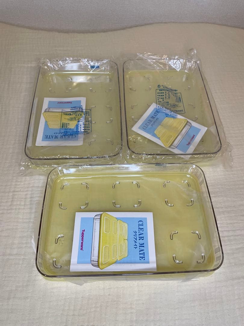新品未使用タッパーウェア クリアメイト ９個セット 食品保存容器