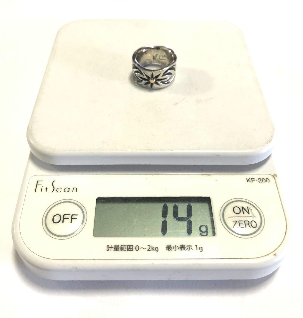 値下げ！BIG HAND サンアラベスク リング 黒上げ925 +18K